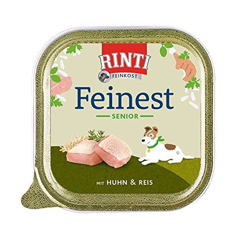 RINTI Feinest Senior Huhn &amp; Reis Nassfutter Hund günstig günstig