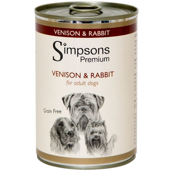 Simpsons Premium Venison &amp; Rabbit Nassfutter Hund günstig günstig