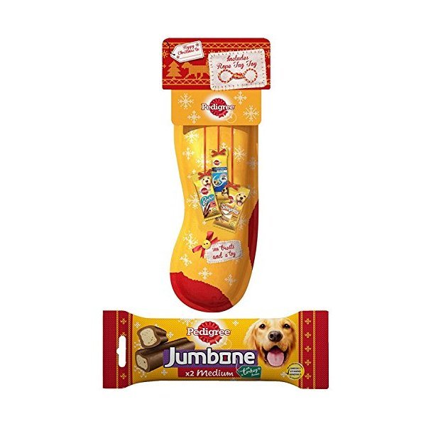 Pedigree Stammbaum Weihnachtsstrümpfe für Hunde Snacks Hund günstig