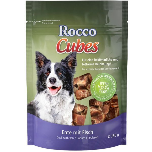 Rocco Cubes, Ente mit Fisch Snacks Hund günstig günstig petadilly