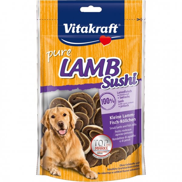 Vitakraft Lamb Sushi LammFischRöllchen, klein Snacks Hund günstig