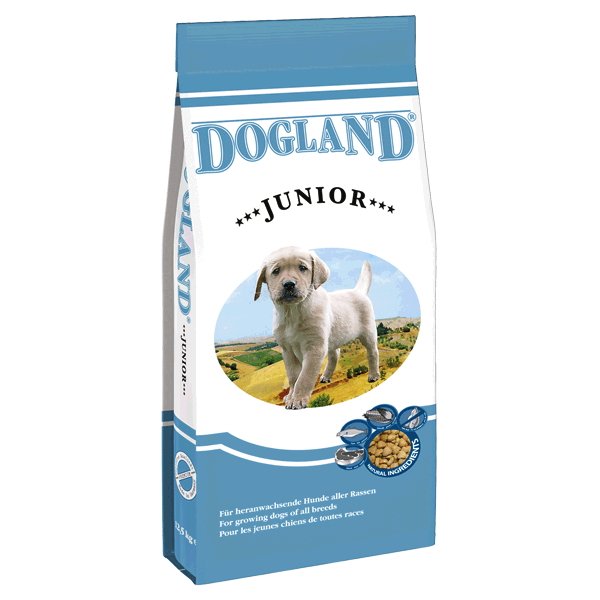 Dogland Junior Brocken & Kroketten (Trockenfutter) Hund ...