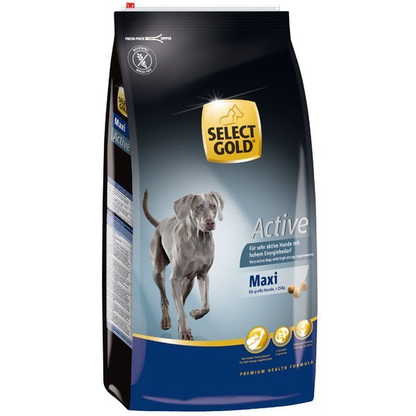 Select Gold Maxi Active Brocken & Kroketten (Trockenfutter) Hund ... - HunD Trockenfutter Select GolD Maxi Active