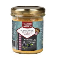 Boswelia Ur-Karottenflan mit Acaibeeren & Distelöl