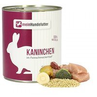 Mein Hundefutter Kaninchen im Feinschmeckertopf