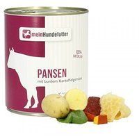 Mein Hundefutter Pansen mit buntem Kartoffelgemüse