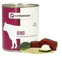 Mein Hundefutter Rind mit Gemüsereis und Hüttenkäse