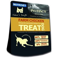 Nutrivet Instinct Dog Treat Farm Chicken