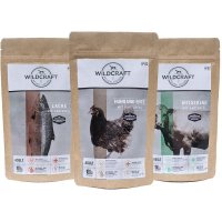 Wildcraft Trio Lachs, Huhn und Ente, Weiderind mit Kartoffel