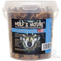 Wolfs Nature Dog bites mit Lachs